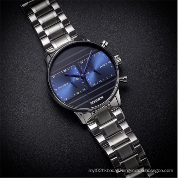 Custom logo all 316L stainless steel wristwatch water resistant minimalist luxury men quartz wristwatches